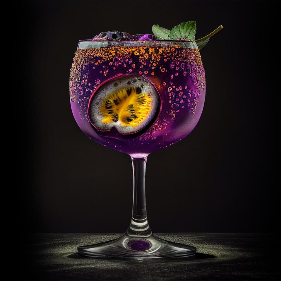 Purple Passion Negroni